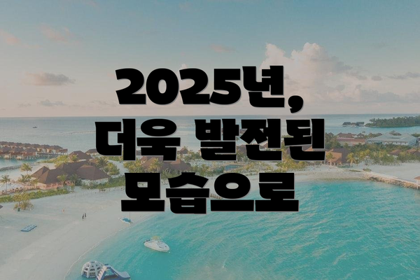 2025년, 더욱 발전된 모습으로
